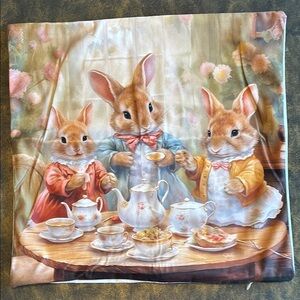 NEW Beatrix Potter Peter rabbit inspired tea party throw pillow covers nursery